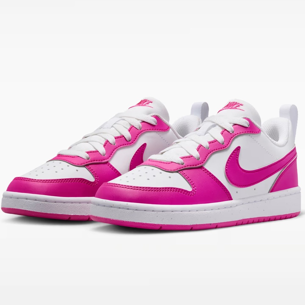 Nike Kids' Court Borough Recraft Low Top Sneaker Big Kid